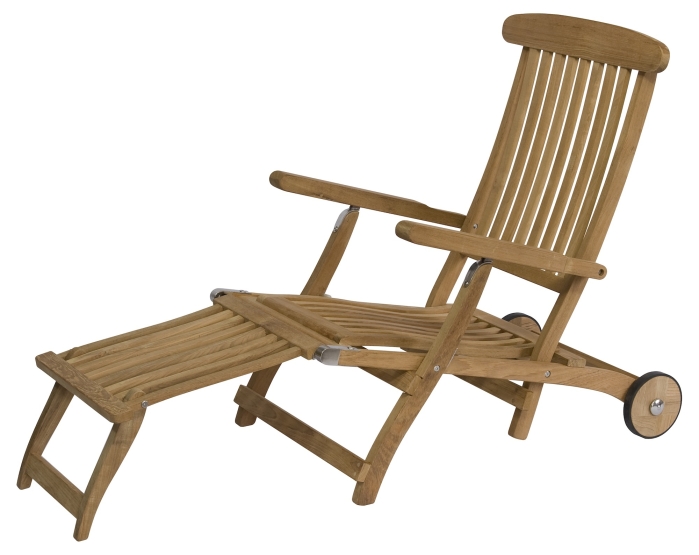 Deckchair Zebra Teak Teakholzdeckchair Gartenliege Teak
