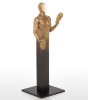 bronze-skulptur volte face strassacker