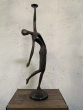 Bronzeskulptur "Balance 1" - modern auf Marmorsockel