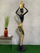 Bronzeskulptur "Stehende Wasserträgerin" groß