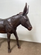 Bronzeskulptur "Esel" - naturalistisch