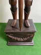 Bronzeskulptur "Ritter mit Schwert"