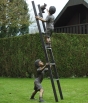 Gartenfigur jungen Katze 