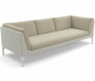 Dedon 4 Sitzer der Mu Kollektion in weiss