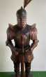 Bronzeskulptur "Ritter mit Schwert"