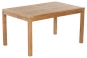 Zebra Teak - Esstisch Bali 150x90cm. Gartentisch Teaktisch