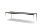 DEDON Bellmonde Esstisch XL Gestell: black pepper Tischplatte: black pepper