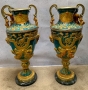 Bronzeskulptur "Prunkvasen 2er Set"
