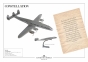 Flugzeugmodell Aluminium Constellation
