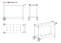 Skizze Frame Teewagen