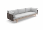Dedon Sealine 3er-Sofa in titan