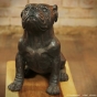 Bulldogge aus Bronze 