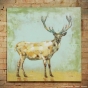 Wandbild Hirsch