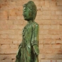 Bemalte Buddhafigur
