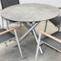 Zebra Mikado Tisch 6223, Ø110 cm, Aluminium