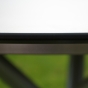 Zebra Mikado Tisch 6223, Ø110 cm, Aluminium, palladium