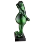 Froschfigur Seitenansicht