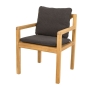 Cane-line Grace Sessel inkl. Kissen in Dunkelgrau