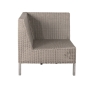 Cane-line Connect Dining Lounge Sofa Eckmodul von der Seite