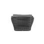 Cane-Line Basket Daybed inkl. Kissen in graphit von hinten