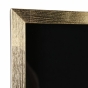 Wandobjekt "Plato - gold" aus Holz + Glas