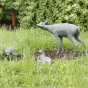 Stehende Rehgeiß Gartenfigur