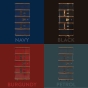Authentic Models Barschrank auf Rollen, navy MF078N
