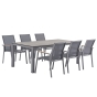 Zebra Alus Esstisch 180cm dunkelgrau - 6220