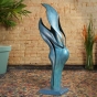 Bronzeskulptur Abstraktes Liebespaar Harmonie in einer Sonderedition 
