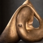 Bronzeskulptur "Noi due al quadrato" von Armando Di Nunzio