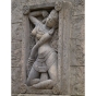 Steinrelief "Khmer Frau", 100cm