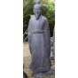 Steinskulptur "Stehender Samurai"