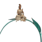 Edition Strassacker Bronzeskulptur "Tara auf Zweig"