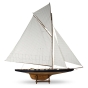 Authentic Models Schiffsmodell "America's Cup Columbia, groß"