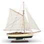 Authentic Models Schiffsmodell "Klassische Jacht - 1930"