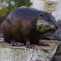 Bronzefigur "Biber"