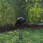 Bronzeskulptur "Flamingo" lebensgross