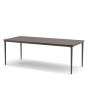 DEDON Bellmonde Esstisch L Gestell: black pepper Tischplatte: ebony