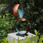 Bronzeskulptur "Ringverbindung"