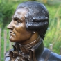 Bronzeskulptur "Mozart-Büste"