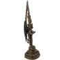 Seitenansicht der Bronzefigur "Durga, Göttin der Vollkommenheit"