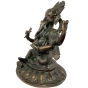 Ganesha aus Bronze mit einer grünen Patina um 1980