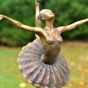 Bronzeskulptur Ballerina