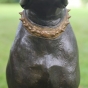 Bronzeskulptur "Deutscher Boxer - Hund"