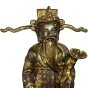 Bronzeskulpturen "Fu, Lu und Shou - Chinesische Hausgötter des Glücks"