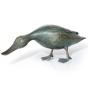 Edition Strassacker Bronzeskulptur "Stockente, Kopf gesenkt"