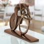 Beispielansicht der Bronzeskulptur "Zeitfahrer"