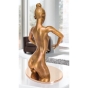 Rückansicht der Bronzefigur "Badende"