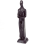 Direktansicht der Bronzefigur "Die Anbieterin"