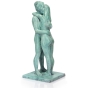 Frontansicht der Bronzefigur "Liebespaar"